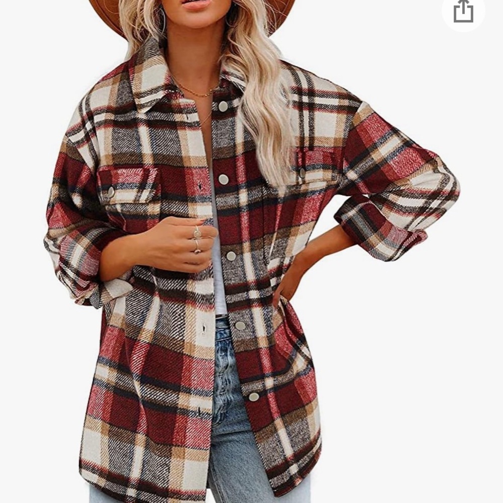 Size Small oversized shacket